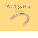 SS Wires Ovoid Rectangle – Stainless Steel Orthodontic Wires (Pack of 10)
