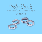 Molar Bands with MBT Tube – Orthodontic Precision | 4 Pcs Per Kit