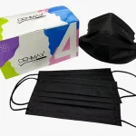 4 Ply Face Mask Premium Black Colour