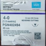 Meril Mitsu #4-0 Polyglactin 910 Suture PGN40 2494
