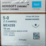 Meril Merisoft Chromic #5-0 Catgut Suture ME4289