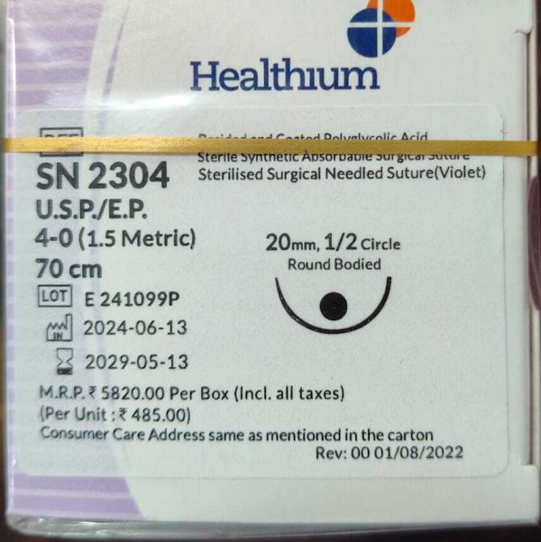 Healthium Trusilk Sutures SN 2304