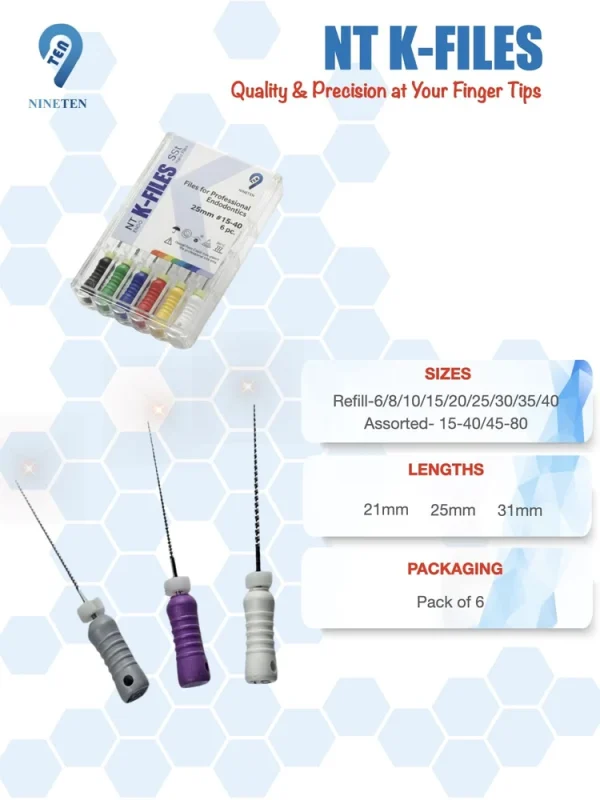 NT K-Files _Stainless Steel Endodontic Files