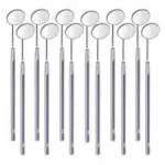 Dental Mouth Mirror With Handle (Pack of 10)
