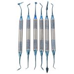 Composite Filling Instrument Hollow Blue (set of 6)
