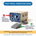 Marathon M3 Complete Set (Micromotor Engine+Foot Pedal+Control Box+Handpiece stand+Pouch) - Image 7