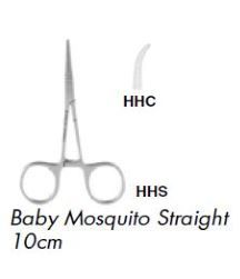 Baby Mosquito Forceps Curved 10cm - Image 1