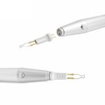 Dental Endo Gutta Percha Cutter with 8 Tips - Silver Colour - Image 2