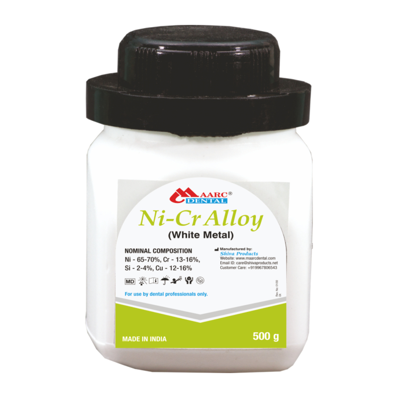 Ni-Cr-Alloy Maarc Ni-Cr Alloy for Crown and Bridge (White Metal) - Image 1